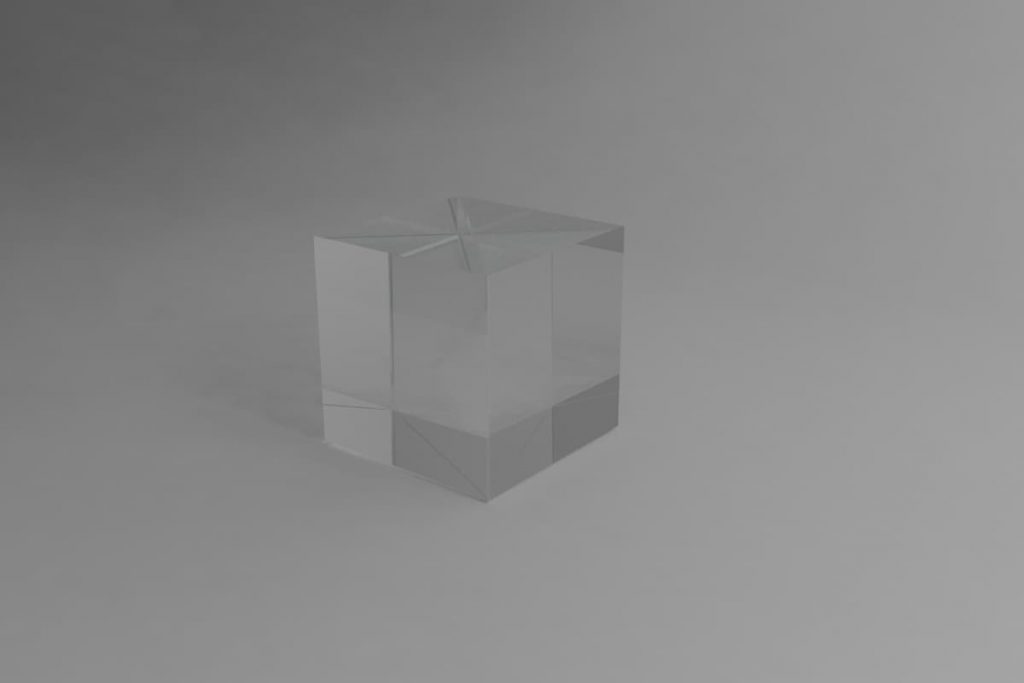 Non-Polarizing Beamsplitter Cube - CRYLINK